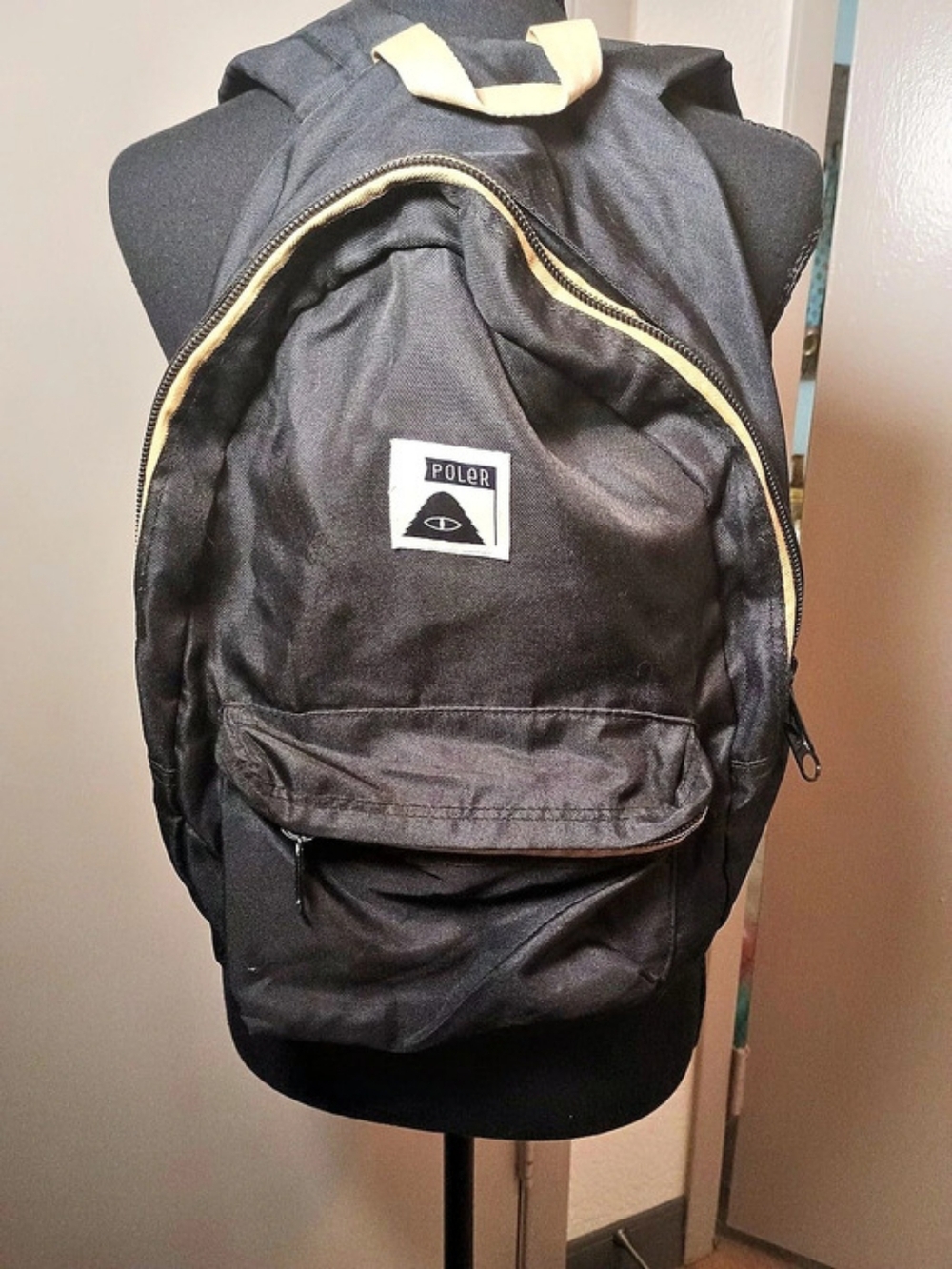 POLAR Backpack in Black & Orange